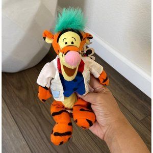 Disney Mouseketoys Tigger Mad Scientist 9” Mini Bean Bag Plush Toy